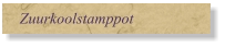 Zuurkoolstamppot