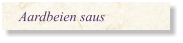 Aardbeien saus